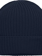 Daiber MB 7409 Pletená čepice z bio bavlny 03.7409 navy