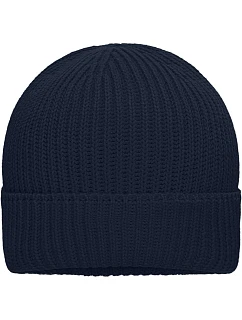 Daiber MB 7409 Pletená čepice z bio bavlny 03.7409 navy