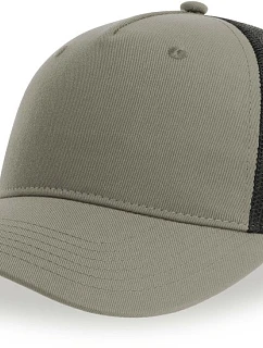 5 panelová Trucker kšiltovka grey/black model 22479726 - Atlantis Headwear