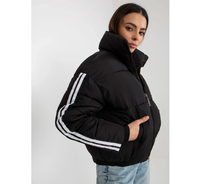 Dámská bunda EM KR MB8869 plášť 1.00P černá - FPrice