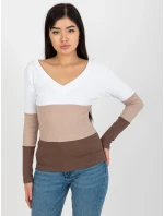 Halenka RV BZ 8429.18P bílo-hnědá Halenka RV BZ 8429.18P bílo-hnědá