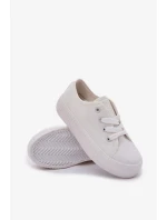 Dětské plátěné tenisky Big Star - bílé Dětské plátěné tenisky Big Star - bílé