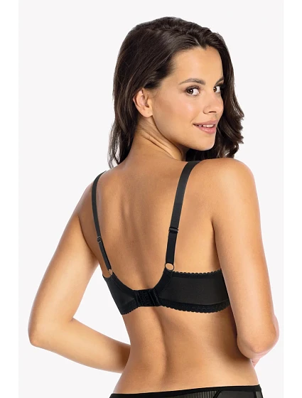 Polovyztužená dámská podprsenka semi soft BS 1058 Sonia černá - Gaia Polovyztužená dámská podprsenka semi soft BS 1058 Sonia černá - Gaia