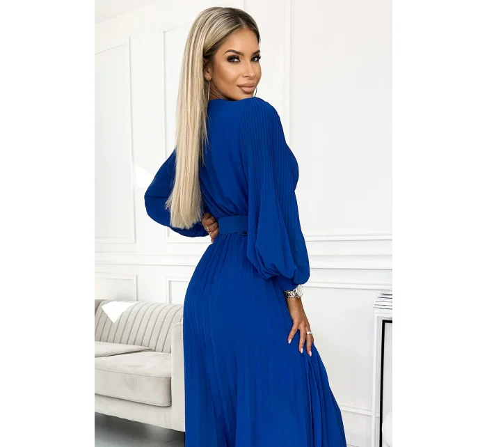 Dámské šaty 414-5 KLARA  Královská modř - NUMOCO