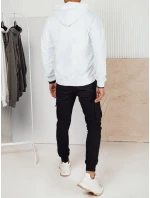 Pánská bílá mikina s potiskem Dstreet model 21976144 - FashionStreet Pánská bílá mikina s potiskem Dstreet model 21976144 - FashionStreet