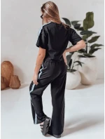 Dámská tepláková souprava oversize SPORT černá model 21988920 - Dstreet Dámská tepláková souprava oversize SPORT černá model 21988920 - Dstreet