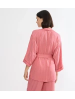 Amourette Jacquard Robe Top - RED - TRIUMPH RED - TRIUMPH