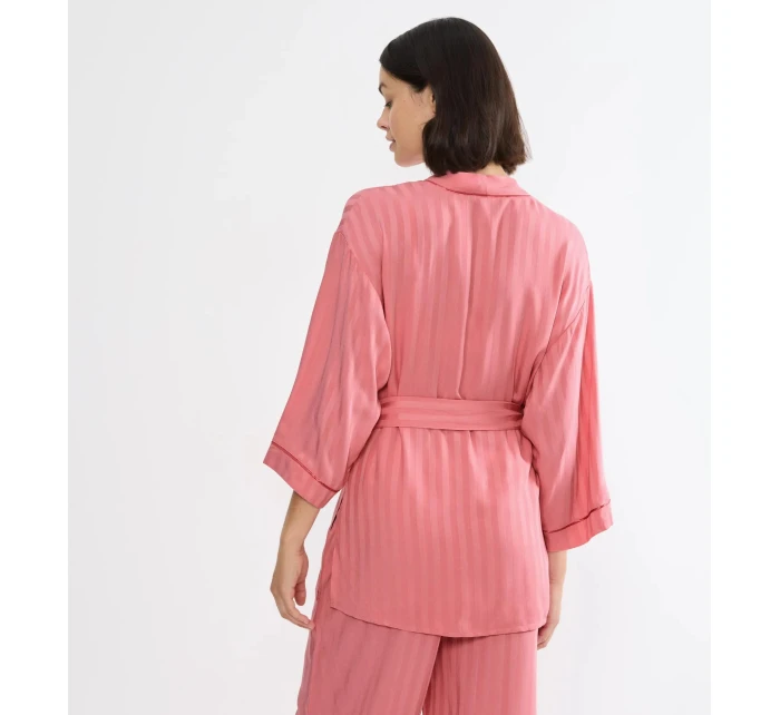 Amourette Jacquard Robe Top - RED - TRIUMPH RED - TRIUMPH