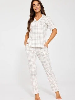 Pyžamo Cornette 879/342 Holly kr/r S-2XL rozepínací