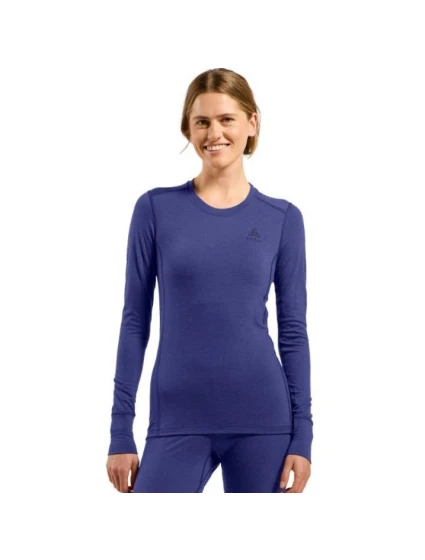 Odlo BL TOP spodní prádlo s dlouhým rukávem l/s MERINO 200 velikost S Blue