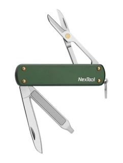 Mini kapesní nůž model 21746620 4 v 1 zelený - NexTool