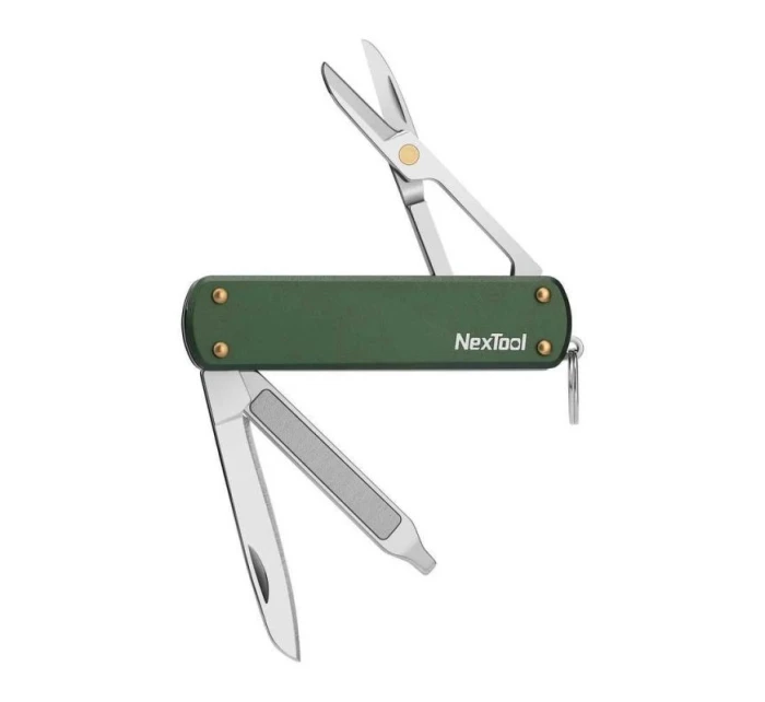 Mini kapesní nůž model 21746620 4 v 1 zelený - NexTool