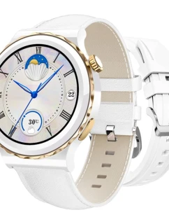 Dámské chytré hodinky Rubicon RNCE92 PRO White/2 x Strap SMARUB171