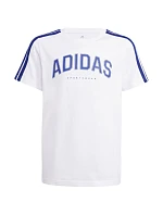 Dětské tričko adidas Codes Collegiate Graphic bílé JI6674 Dětské tričko adidas Codes Collegiate Graphic bílé JI6674