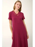 Vamp - Klasická noční košile s krajkou 20956 - Vamp