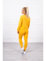 Hořčicová mikinová souprava