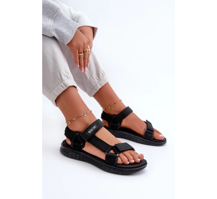 Dámské Sandály Big Star černé FF274A600 Dámské Sandály Big Star černé FF274A600