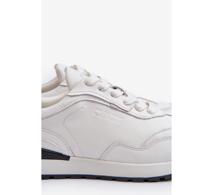 Mužské kožené tenisky BIG STAR NN174288 bílé Mužské kožené tenisky BIG STAR NN174288 bílé