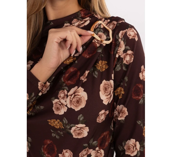 Bluzka IT BZ  ciemny brązowy model 21441238 - FPrice