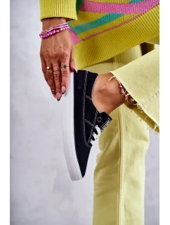 Dámské látkové tenisky Big Star KK274019 Černá