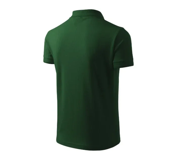 Pique Polo polokošile pánská lahvově zelená Pique Polo polokošile pánská lahvově zelená