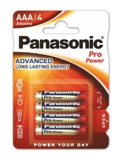 Baterie LR03 PANASONIC AAA PRO POWER 4 kusy