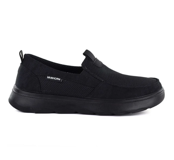 Pánské černé nazouvací boty Vanhorn WN32302