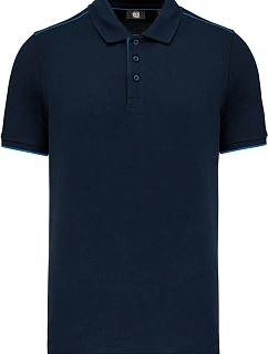 WK WK 270 Pánské pracovní piqué polo "Day-to-Day" 20.W270 navy/light royal blue