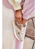 Dámské Sportovní Boty Na Platformě Zvířecí Vzor Béžové Davinara Dámské Sportovní Boty Na Platformě Zvířecí Vzor Béžové Davinara