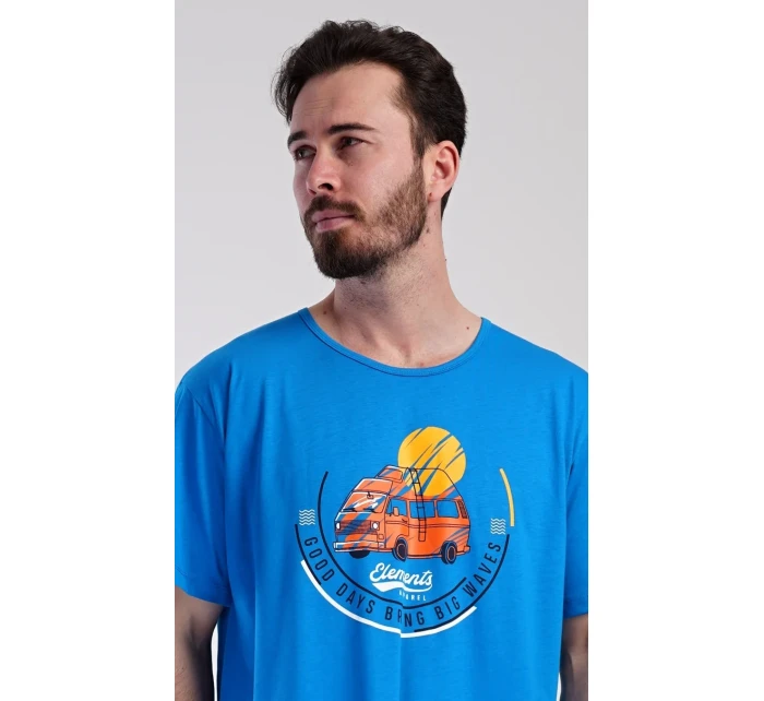 Pánská noční košile s krátkým rukávem Adventure Pánská noční košile s krátkým rukávem Adventure