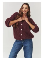 Svetr na zapínání  model 219738 Makadamia