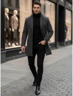 Pánský šedý kabát Dstreet model 21965564 - FashionStreet