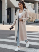 MODVENTURE dámský oversize kabát s kapucí béžový FashionStreet NY0721