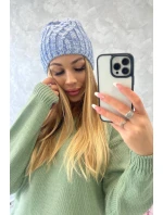 Fleecová čepice Merry K225 v modré barvě