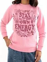 Bluza model 22334083 różowy - FPrice Bluza model 22334083 różowy - FPrice