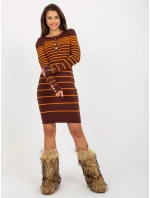 Šaty EM SK NG 2316.12P tmavě hnědé Šaty EM SK NG 2316.12P tmavě hnědé