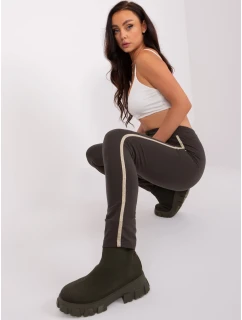 Tepláky RV DR 8518.08P tmavá khaki