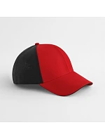 Beechfield B 165 6 panelová klubová kšiltovka 53.0165 red/black Beechfield B 165 6 panelová klubová kšiltovka 53.0165 red/black