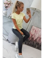 Nakupování je moje kardio blůza světle žlutá Nakupování je moje kardio blůza světle žlutá