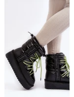 Dámské sněhové boty s podrážkou  černé model 21639286 - D.Franklin