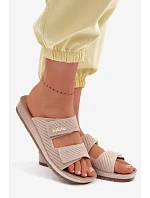 Dámské pantofle  Béžové model 22094873 - Inblu