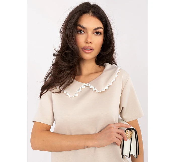 Sukienka MI SK model 22120695 beżowy - FPrice