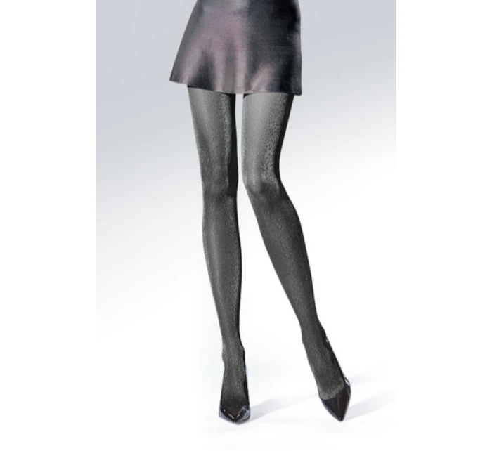 Metalické třpytivé punčocháče model 21776095 - Knittex