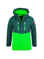 Dětská nepromokavá bunda Trollkids Bryggen 3v1 pro chlapce/dívky zelená (418-308)