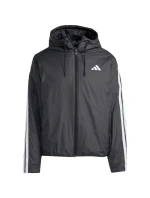 Pánská bunda Essentials 3Stripes Insulated Hooded Jacket black pánské oblečení model 21391449 - ADIDAS