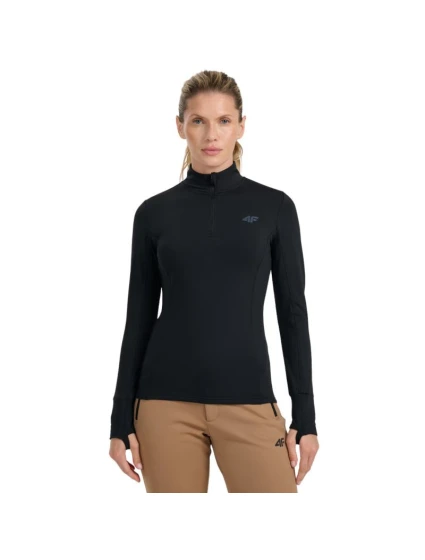 Dámská termální mikina 4F F098 tmavě černá 4FWAW25UBRUF098 20S Dámská termální mikina 4F F098 tmavě černá 4FWAW25UBRUF098 20S