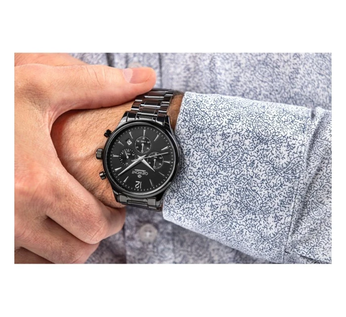 Pánské hodinky Chronograph Sapphire Black model 21807559 - Giewont Pánské hodinky Chronograph Sapphire Black model 21807559 - Giewont