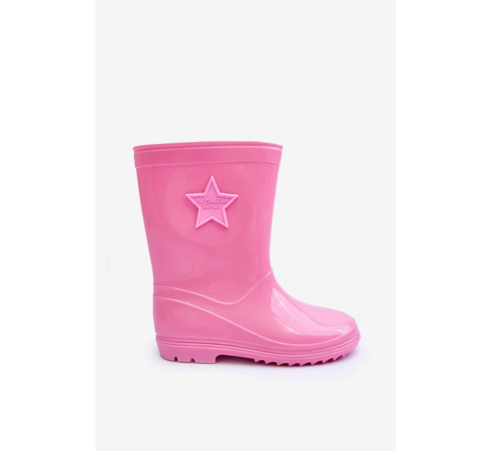 Dětské gumové holínky růžové Malvi