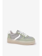 Nízké Dámské Tenisky Na Platformě Zelené model 21689159 - EVENTO