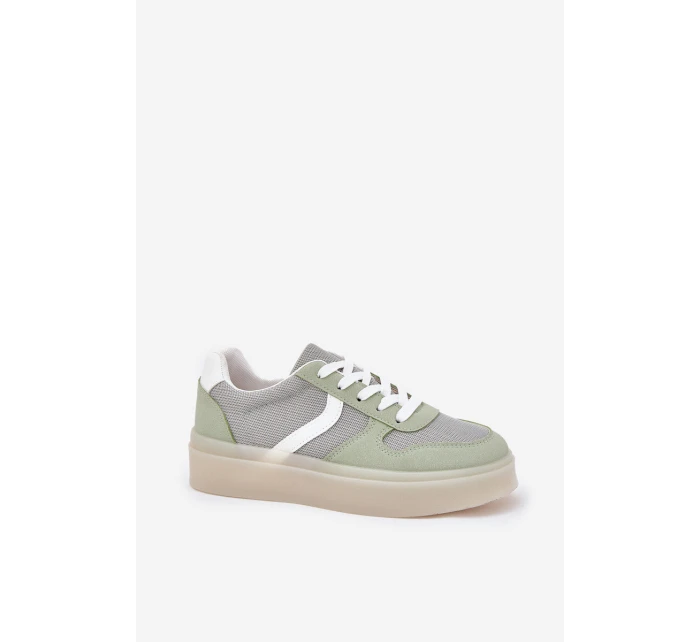 Nízké Dámské Tenisky Na Platformě Zelené model 21689159 - EVENTO